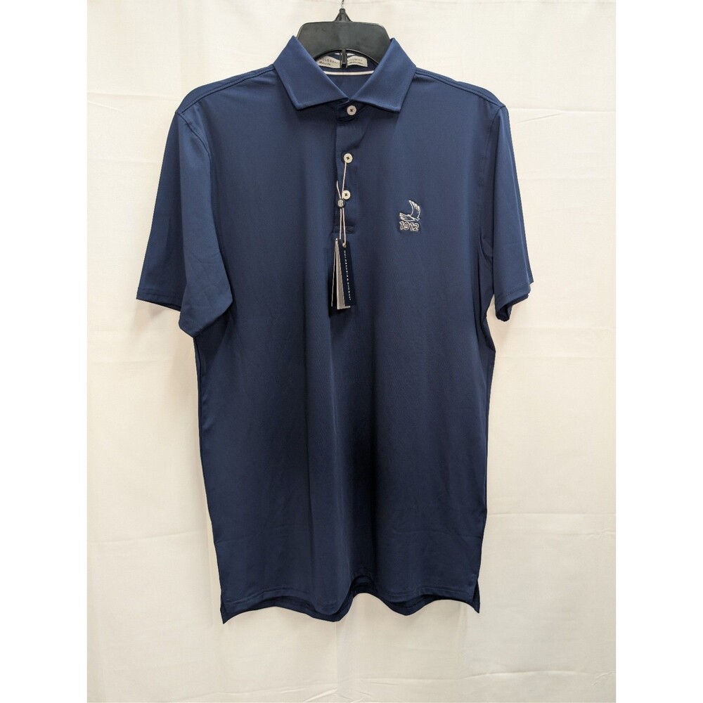 NWT Holderness & Bourne The Anderson Shirt Navy Polo *Size Medium*